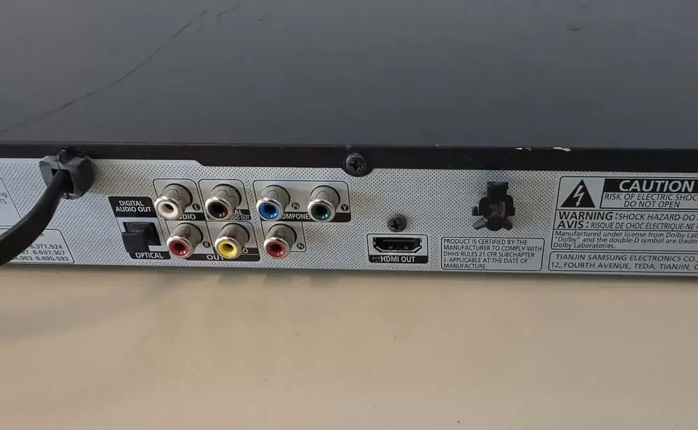 Samsung DVD-1080P8 Full HD Up-Scaling DVD Player Tested & Works! No Remote